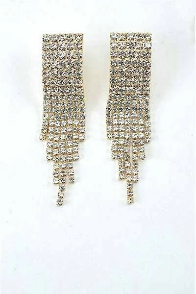 Vendor-unknown ACCESSORIES Roman Golden Fringe Earrings & Necklace Set