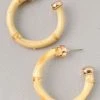 Vendor-unknown Somara Ivory Hoop Earrings