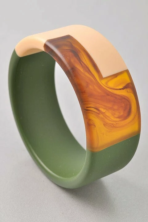 Vendor-unknown ACCESSORIES Maxine Olive Cuff Bracelet