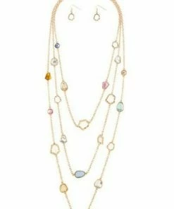 Vendor-unknown Steph Multi Layer Golden Chain Necklace ACCESSORIES