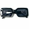 Vendor-unknown Ekin Black Rectangular Sunglasses JUST IN