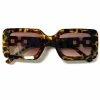Vendor-unknown Ekin Tortoise Rectangular Sunglasses JUST IN