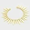 Vendor-unknown Somma Gold Flat Spike Cluster Cuff Bracelet JUST IN