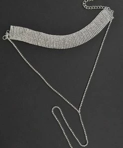 Vendor-unknown Sharon Gold Long Choker Y Necklace