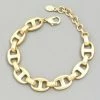 Vendor-unknown ACCESSORIES Dinna Gold Anchor Chain Bracelet