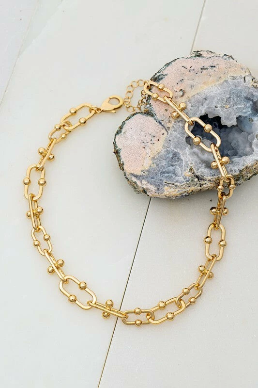 Vendor-unknown Massy Gold Chunky Chain Necklace ACCESSORIES