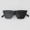 Vendor-unknown Pointy Black Cateye Iconic Sunglasses