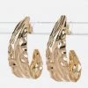 Vendor-unknown Katie Gold Texture Iconic Hoops JUST IN