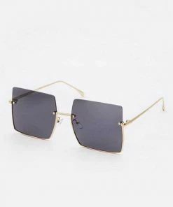 Vendor-unknown JUST IN Jeremy Blue Square Sunglasses