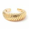 Vendor-unknown Lucy Gold Crescent Shape Open Band Ring