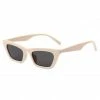 Vendor-unknown JUST IN Camilla Blush Retro Slim Cat Eye Sunglasses