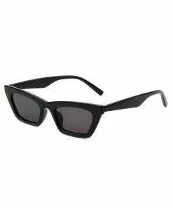 Vendor-unknown Camilla Black Retro Slim Cat Eye Sunglasses JUST IN