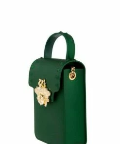 Vendor-unknown Stephany Pink Gold Bee Decorated Rectangular Jelly Bag