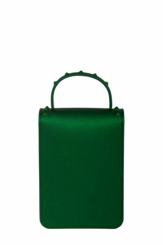 Vendor-unknown Stephany Black Gold Bee Decorated Rectangular Jelly Bag