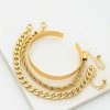 Vendor-unknown Lulu Gold Chain And Cuff Set