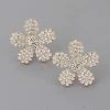 Vendor-unknown Toya Rhinestone Flower Stud Earrings