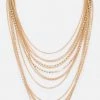 Vendor-unknown Chrissy Gold Mix Chain Layer Iconic Necklace