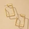 Vendor-unknown Lilly Double Layer Trapezoid Shape Wire Earrings JUST IN