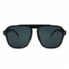 Vendor-unknown Buffy Black Oversize Retro Sunglasses JUST IN