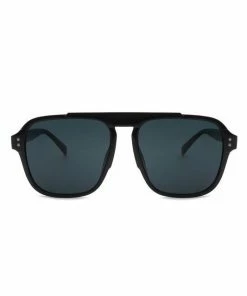 Vendor-unknown Buffy Black Oversize Retro Sunglasses JUST IN