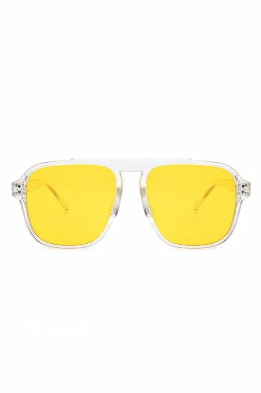 Vendor-unknown Buffy Yellow Retro Sunglasses JUST IN