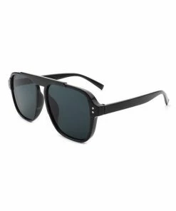 Vendor-unknown Buffy Black Oversize Retro Sunglasses JUST IN