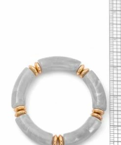 Vendor-unknown Daniella Resin Disc Stretch Bracelet JUST IN