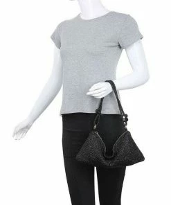 Vendor-unknown Stefani Black Rhinestone Bag