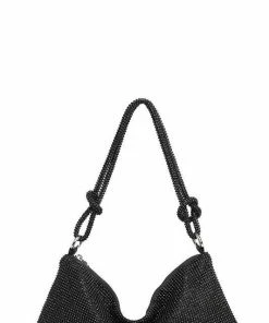 Vendor-unknown Stefani Black Rhinestone Bag