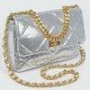 Vendor-unknown JUST IN Jesse Quilted Sequins Chain Shoulder Bag