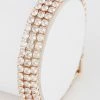 Vendor-unknown JUST IN Artie Three Row Rhinestones Tennis Bracelet