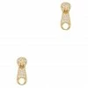 Vendor-unknown Serena Cubic Pave Zipper Stud Earrings