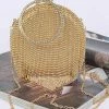 Vendor-unknown Summa Fringe Rhinestone Round Clutch Bag JUST IN