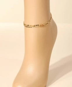 Vendor-unknown Samira Dainty Layered Mariner Chain Anklet JUST IN