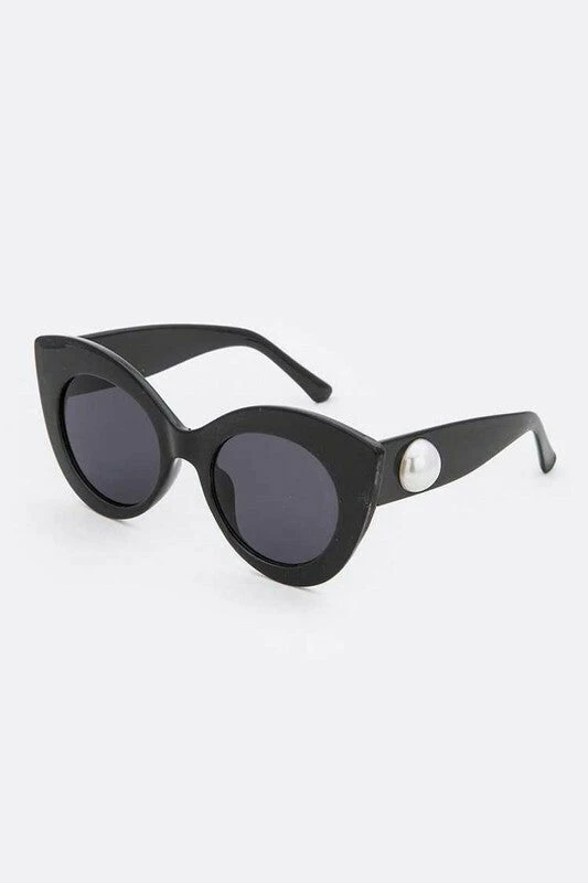 Vendor-unknown JUST IN Byron Green Iconic Cat Eye Retro Sunglasses