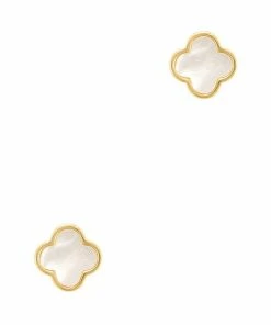 Vendor-unknown ACCESSORIES Etta Clover Stud Earring