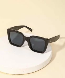 Vendor-unknown Jayne Black Square Sunglasses JUST IN