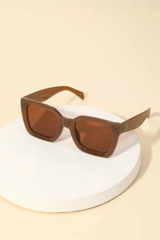 Vendor-unknown Jayne Brown Square Sunglasses