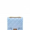 Vendor-unknown JUST IN Eddy Blue Diamond Quilted Pattern Square Small Jelly Bag