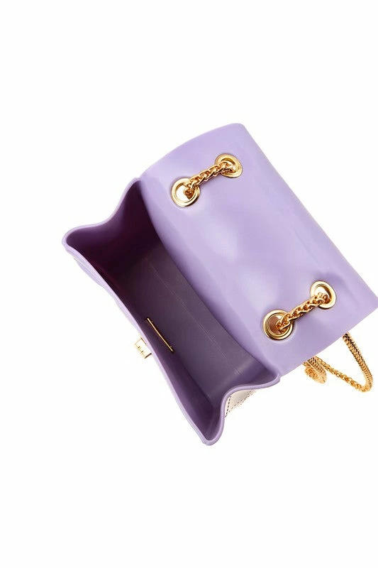 Vendor-unknown JUST IN Eddy Red Diamond Quilted Pattern Square Small Jelly Bag