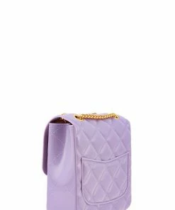 Vendor-unknown JUST IN Eddy Blue Diamond Quilted Pattern Square Small Jelly Bag