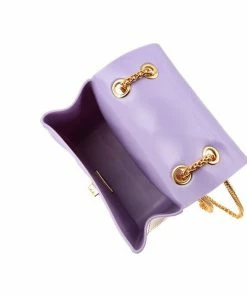 Vendor-unknown JUST IN Eddy Light Purple Diamond Quilted Pattern Square Small Jelly Bag