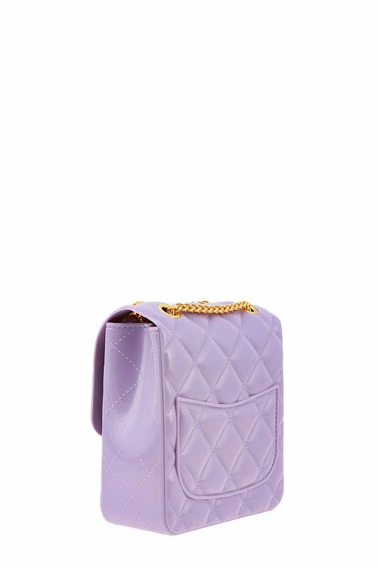 Vendor-unknown JUST IN Eddy Red Diamond Quilted Pattern Square Small Jelly Bag