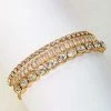 Vendor-unknown Burna Gold Adjustable Rhinestone Chain Bracelet Set JUST IN