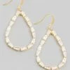 Vendor-unknown JUST IN Elijah Rhinestone Teardrop Cutout Earrings