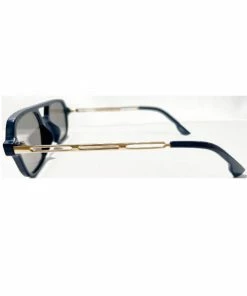 Vendor-unknown JUST IN Indiya Dark Blue Retro Aviator Sunglasses