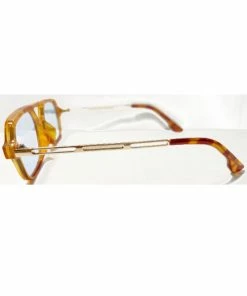 Vendor-unknown Indiya Blue Lens Retro Aviator Sunglasses