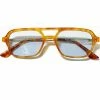 Vendor-unknown Indiya Blue Lens Retro Aviator Sunglasses