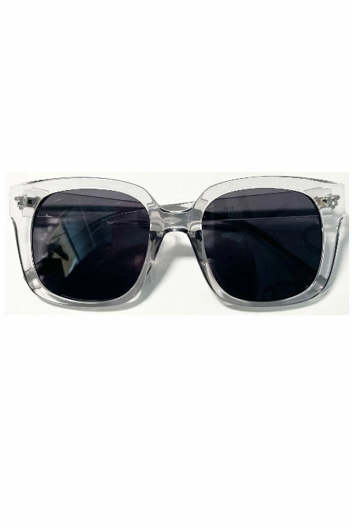 Vendor-unknown JUST IN Sima Grey Oversize Sunglasses