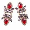 Vendor-unknown JUST IN Miranda Red Marquis Dangle Earrings